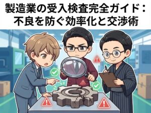 製造業の受入検査完全ガイド:不良を防ぐ効率化と交渉術