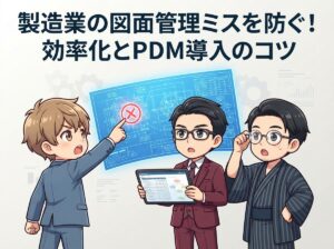 製造業の図面管理ミスを防ぐ！効率化とPDM導入のコツ