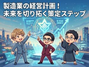 製造業の経営計画！未来を切り拓く策定ステップ