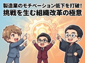 製造業のモチベーション低下を打破！挑戦を生む組織改革の極意