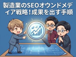 製造業のSEOオウンドメディア戦略！成果を出す手順