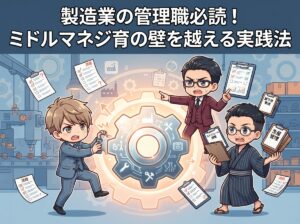製造業の管理職必読！ミドルマネジ育の壁を越える実践法