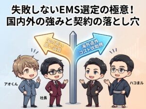 失敗しないEMS選定の極意!国内外の強みと契約の落とし穴