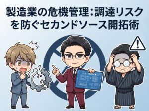 製造業の危機管理:調達リスクを防ぐセカンドソース開拓術