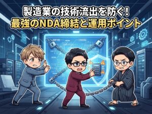 製造業の技術流出を防ぐ！最強のNDA締結と運用ポイント