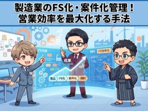 製造業のFS化・案件化管理！営業効率を最大化する手法