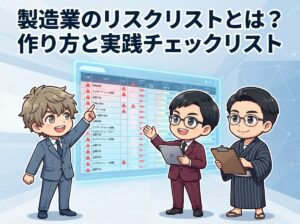 製造業のリスクリストとは？作り方と実践チェックリスト