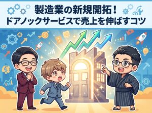 製造業の新規開拓！ドアノックサービスで売上を伸ばすコツ