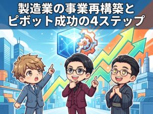 製造業の事業再構築とピボット成功の4ステップ