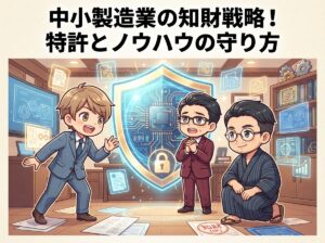 中小製造業の知財戦略！特許とノウハウの守り方
