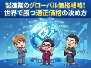 製造業のグローバル価格戦略!世界で勝つ適正価格の決め方