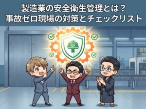 製造業の安全衛生管理とは?事故ゼロ現場の対策とチェックリスト
