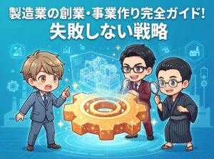 製造業の創業・事業作り完全ガイド!失敗しない戦略