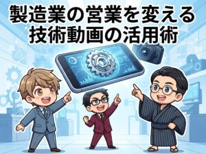 製造業の営業を変える技術動画の活用術