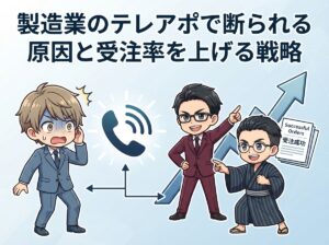 製造業のテレアポで断られる原因と受注率を上げる戦略