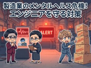 製造業のメンタルヘルス危機!エンジニアを守る対策