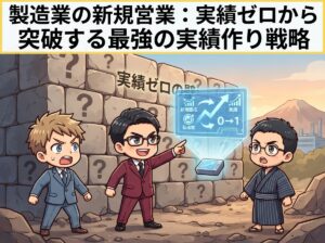 製造業の新規営業：実績ゼロから突破する最強の実績作り戦略