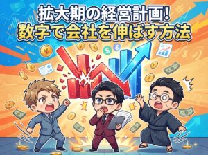 拡大期の経営計画！数字で会社を伸ばす方法