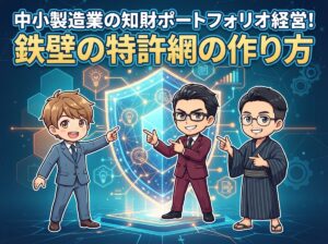 中小製造業の知財ポートフォリオ経営!鉄壁の特許網の作り方