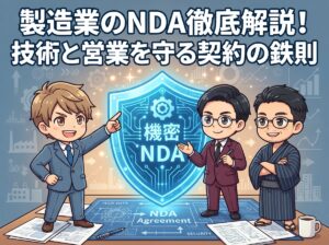 製造業のNDA徹底解説！技術と営業を守る契約の鉄則