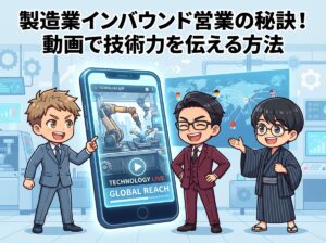 製造業インバウンド営業の秘訣!動画で技術力を伝える方法