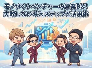 モノづくりベンチャーの営業DX！失敗しない導入ステップと活用術