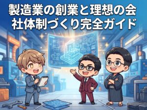 製造業の創業と理想の会社体制づくり完全ガイド
