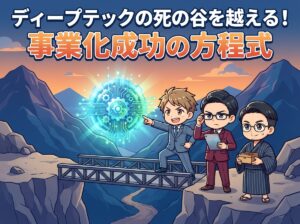 ディープテックの死の谷を越える!事業化成功の方程式
