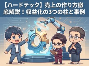 【ハードテック】売上の作り方徹底解説！収益化の3つの柱と事例