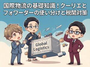 国際物流の基礎知識!クーリエとフォワーダーの使い分けと税関対策