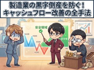 製造業の黒字倒産を防ぐ！キャッシュフロー改善の全手法