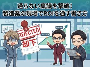 通らない稟議を撃破！製造業の現場でROIを通す書き方