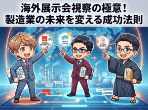 海外展示会視察の極意!製造業の未来を変える成功法則