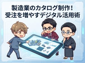 製造業のカタログ制作!受注を増やすデジタル活用術