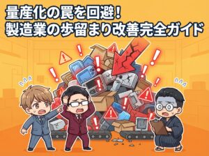量産化の罠を回避!製造業の歩留まり改善完全ガイド