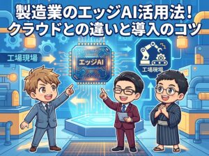 製造業のエッジAI活用法！クラウドとの違いと導入のコツ
