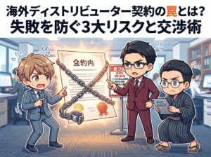 海外ディストリビューター契約の罠とは?失敗を防ぐ3大リスクと交渉術