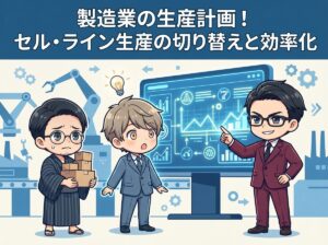 製造業の生産計画!セル・ライン生産の切り替えと効率化