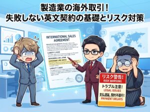 製造業の海外取引!失敗しない英文契約の基礎とリスク対策
