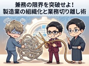 兼務の限界を突破せよ!製造業の組織化と業務切り離し術