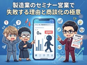製造業のセミナー営業で失敗する理由と商談化の極意