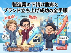 製造業の下請け脱却とブランド立ち上げ成功の全手順