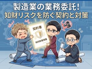 製造業の業務委託!知財リスクを防ぐ契約と対策