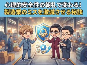 心理的安全性の朝礼で変わる!製造業のミスを激減させる秘訣