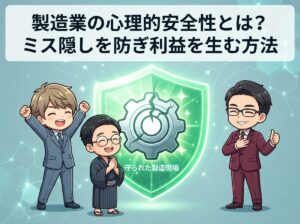 製造業の心理的安全性とは？ミス隠しを防ぎ利益を生む方法