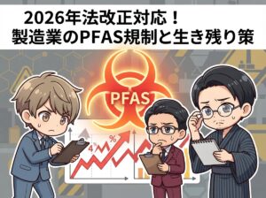 2026年法改正対応！製造業のPFAS規制と生き残り策