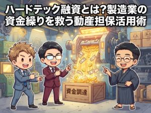 ハードテック融資とは？製造業の資金繰りを救う動産担保活用術