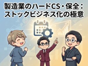 製造業のハードCS・保全：ストックビジネス化の極意