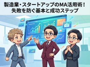 製造業・スタートアップのMA活用術!失敗を防ぐ基本と成功ステップ
