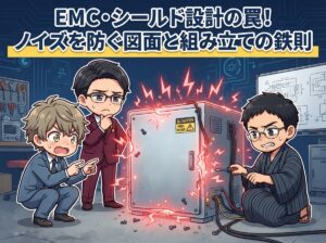 EMC・シールド設計の罠!ノイズを防ぐ図面と組み立ての鉄則